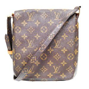 Authentic Louis Vuitton Crossbody Bag Musette Salsa Monogram Used LV Handbag Vin